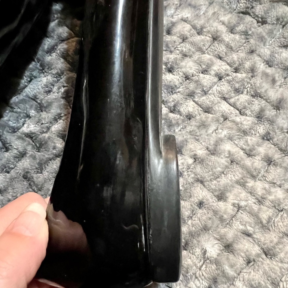 Salvatore Ferragamo Black Patent Leather Flats size 8.5 B. - Picture 7 of 10